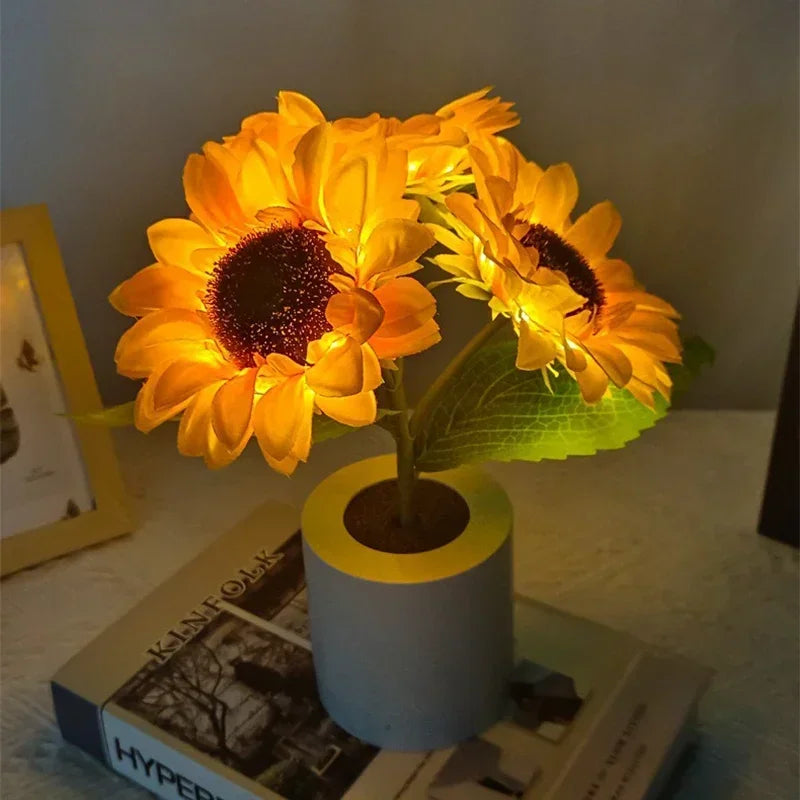 Solis Sunflower LED Night Light, view 2