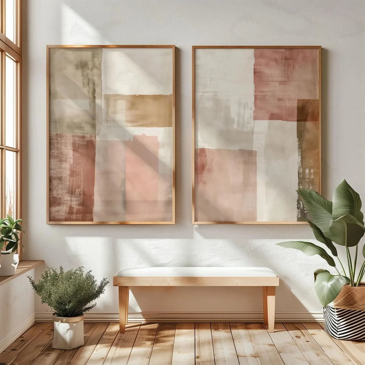 Wabi Sabi Mountains Canvas Print Set of 2, view 15