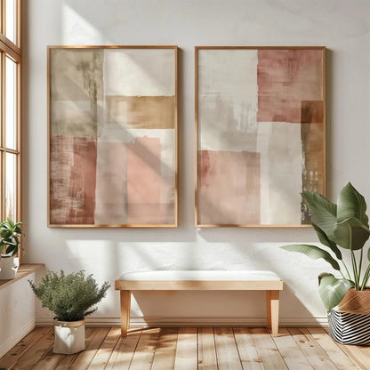 Wabi Sabi Mountains Canvas Print Set of 2, view 15