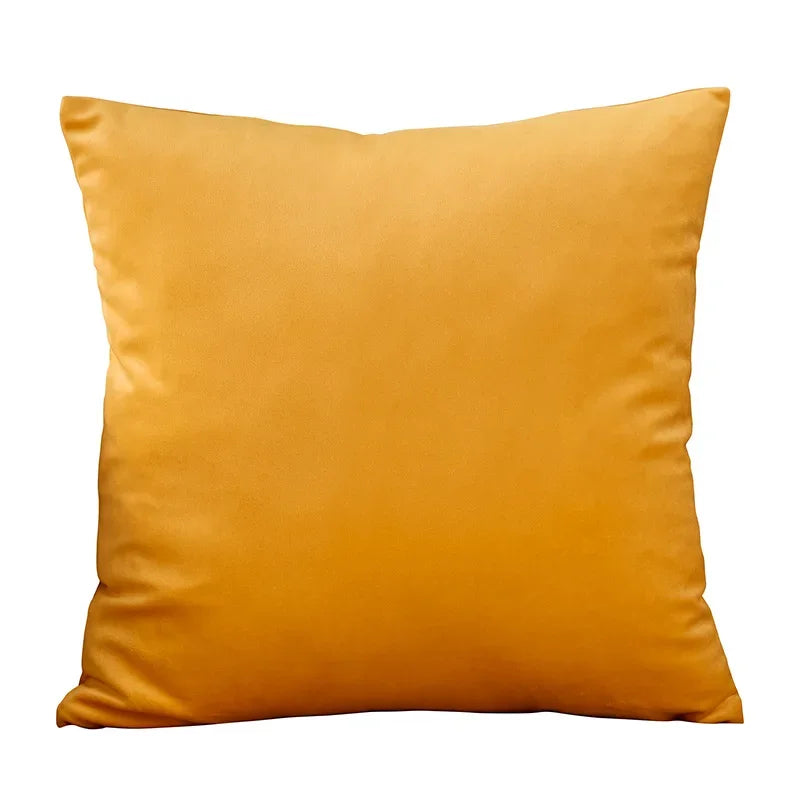 Velvet Cushion Cover with multiple color options.