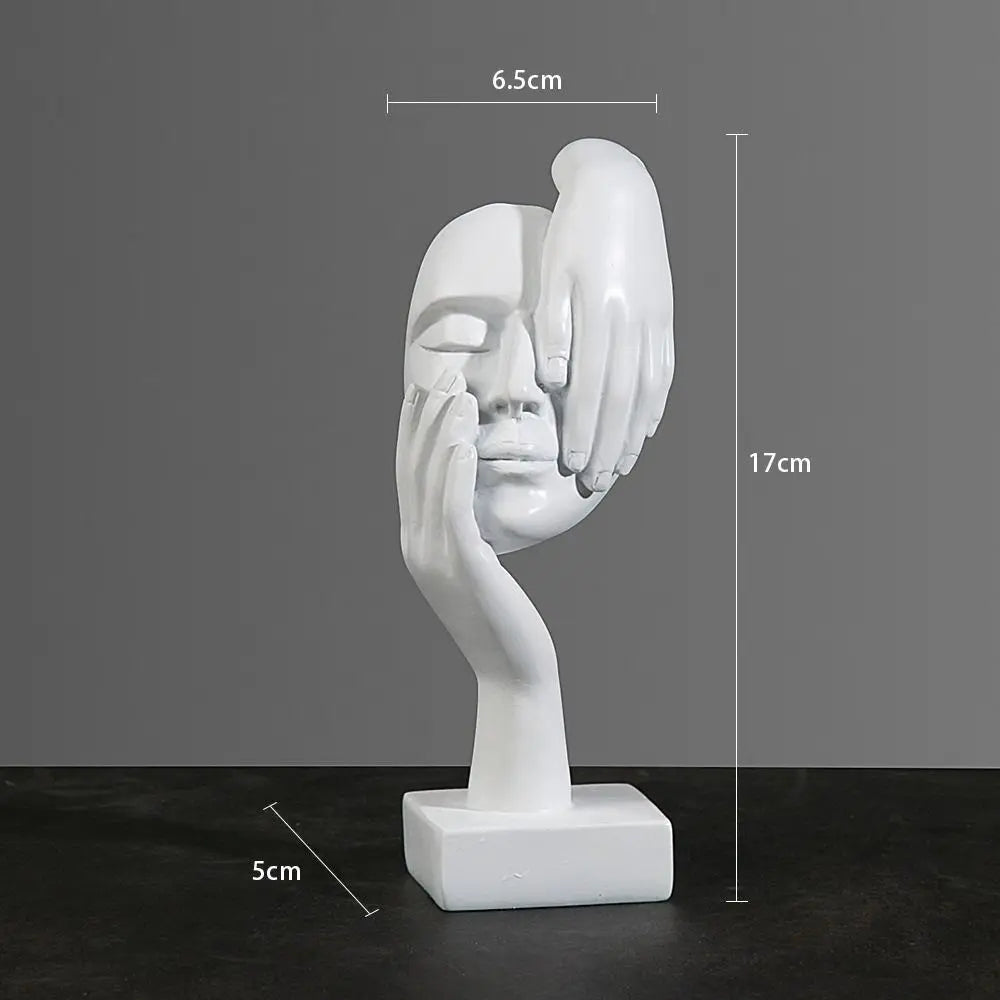 Nordic Resin Abstract Statue