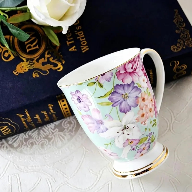 Bone china coffee cup, view 3