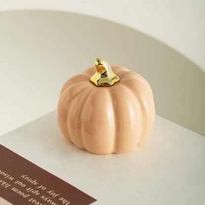 Nordic Ceramic Pumpkin Figurine, view 4