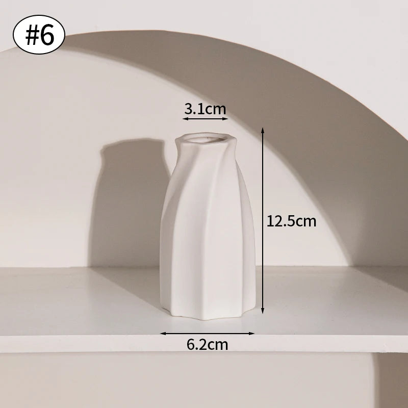 White Ceramic Vase