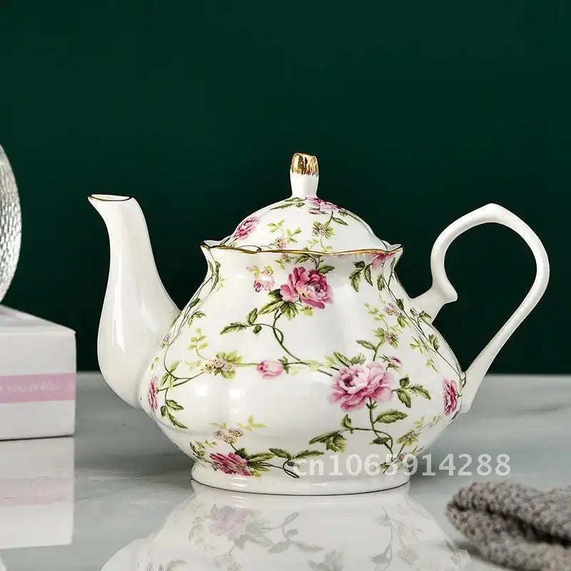 European porcelain teapot, view 11