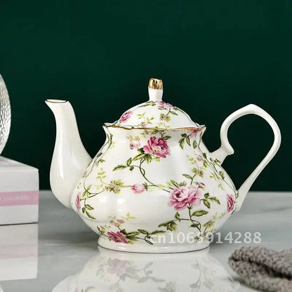 European porcelain teapot, view 11