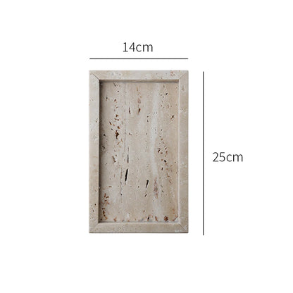 Travertine Stone Vanity Tray, view 8