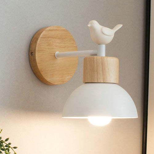 Nordic Wood Wall Light