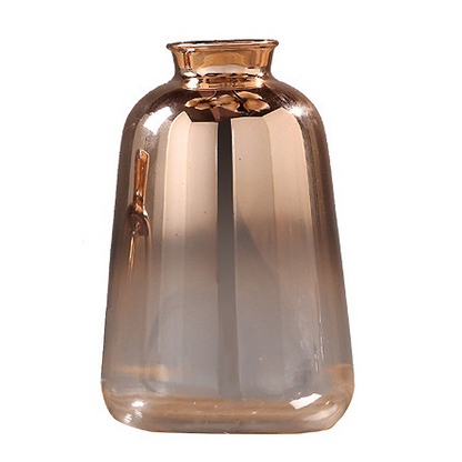 Gold-Plated Glass Vase