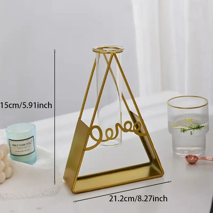 Geometric Glass Vase