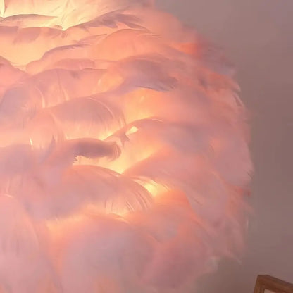 Feather Table Lamp